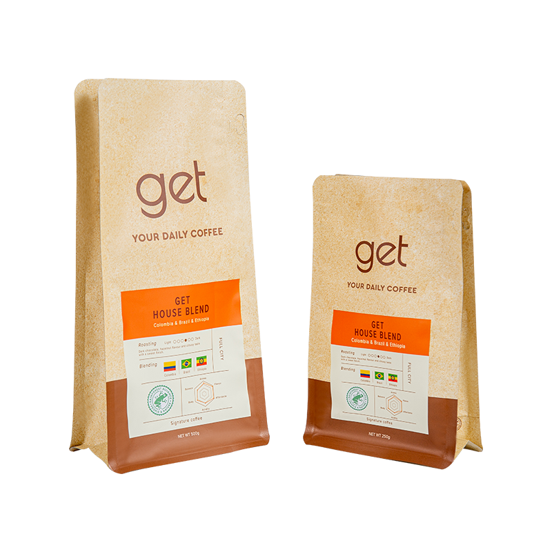 Torebka na kawę z ośmioma bokami o gramaturze 250 g–1 kg Torebka na kawę z ośmioma bokami o gramaturze 250 g–1 kg