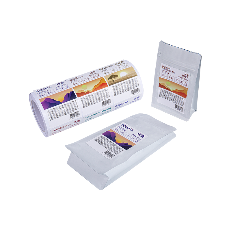 Torba do pakowania kawy 250 g, 500 g, 1 kg z naklejką Torba do pakowania kawy 250 g, 500 g, 1 kg z naklejką