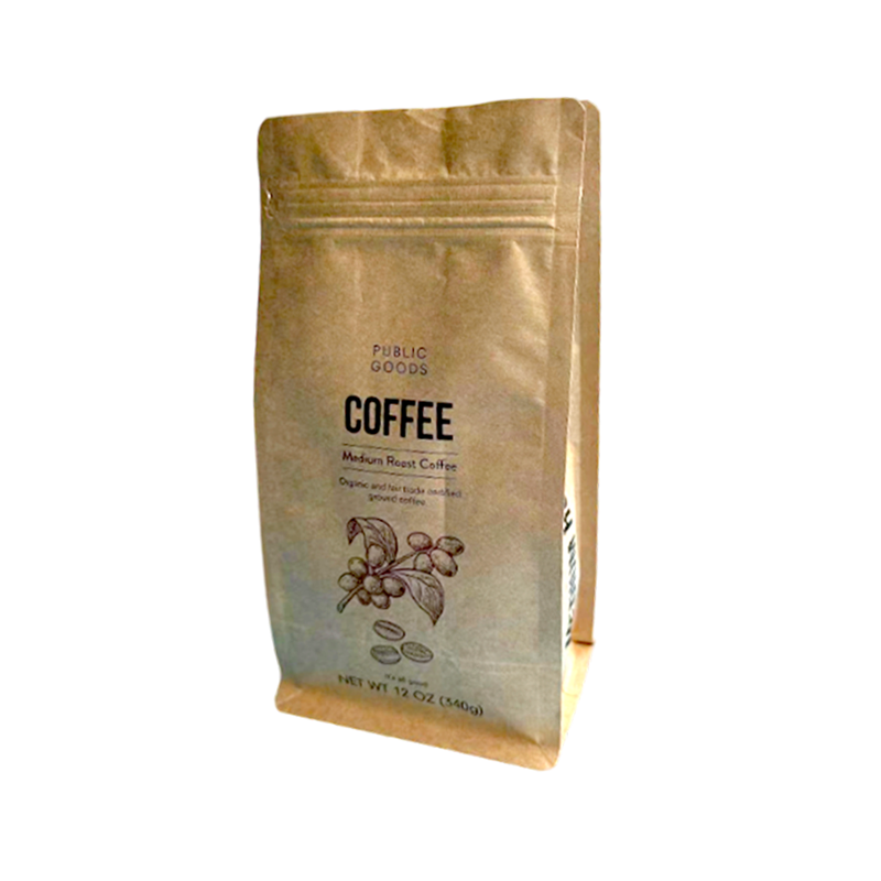 Wytrzymały, trwały, oddychający i odporny na rozdarcie woreczek z degradowalnego papieru pakowego Wytrzymały, trwały, oddychający i odporny na rozdarcie woreczek z degradowalnego papieru pakowego