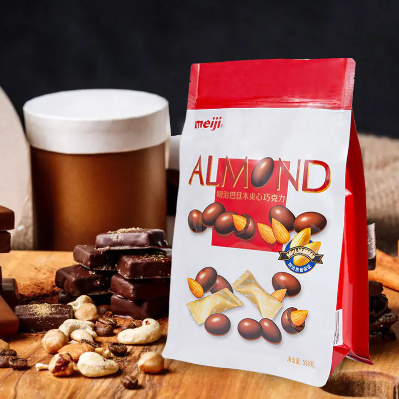 Odporna na wilgoć torebka czekoladowa z ośmioma bokami Odporna na wilgoć torebka czekoladowa z ośmioma bokami