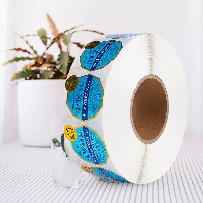 Wodoodporna, olejoodporna samoprzylepna etykieta samoprzylepna