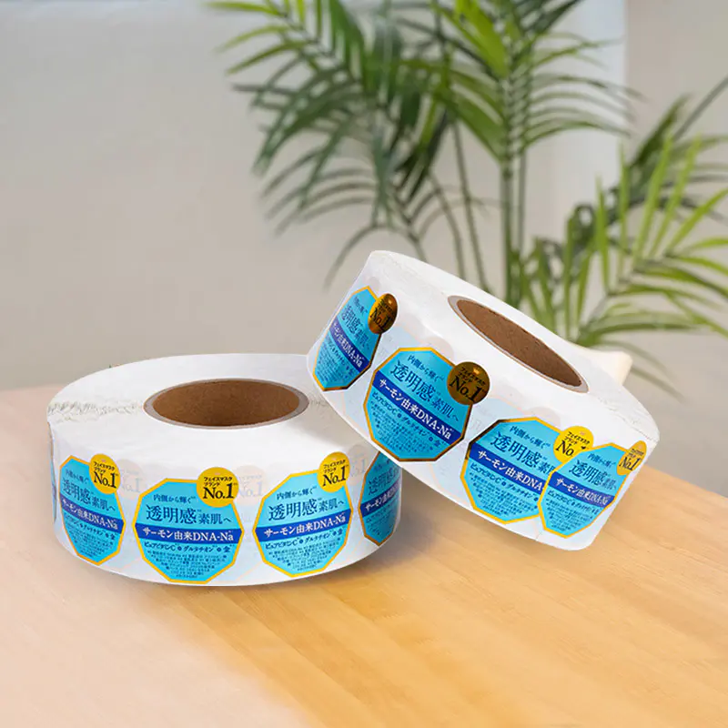 Mocna, odporna na tarcie samoprzylepna etykieta samoprzylepna na torebkę na kawę